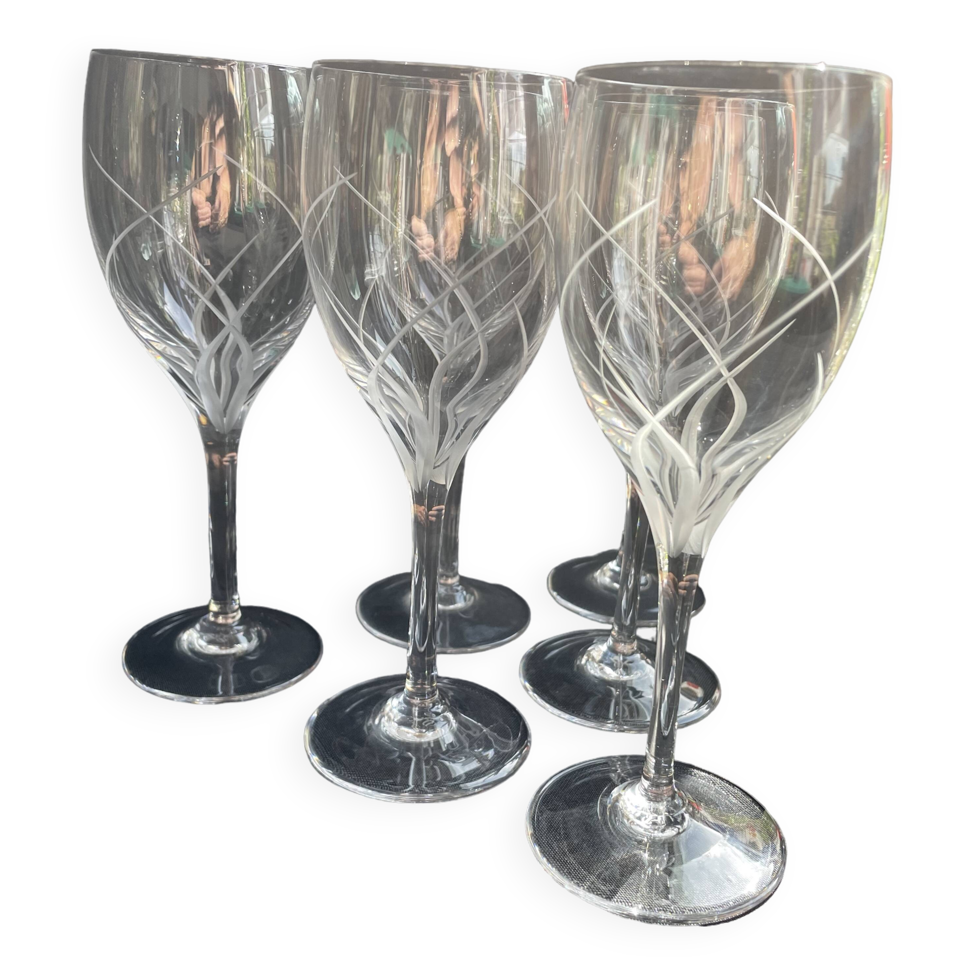 6 wine glasses – Cristalleries Royales de Champagne