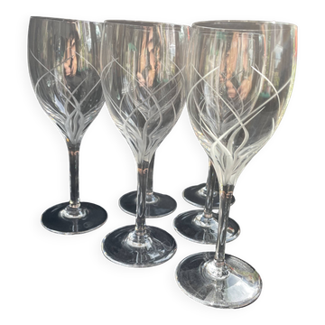 6 wine glasses – Cristalleries Royales de Champagne