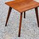Vintage oak coffee table from the 50s feet compass