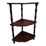 Vintage corner shelving unit