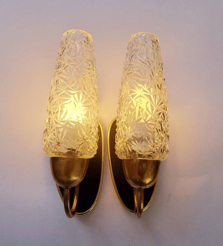 Pair of Rare Midcentury Wall Lamps, Germany, 1960s