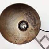 Red Industrial Midcentury Scissor Wall Lamp, 1950s