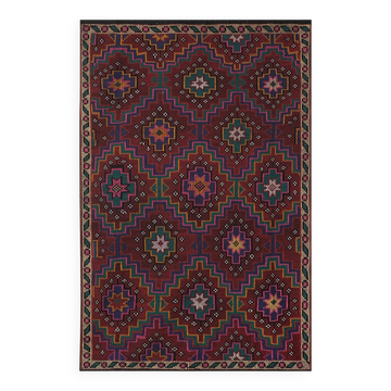 Tapis Kilim turc vintage tissé main