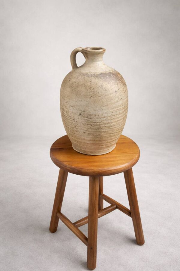 Petite jarre ancienne en terre cuite – esprit provençal – début XXe siècle