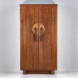 Armoire ancienne en bois à 2 portes, vers 1920