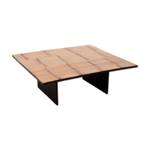 Table basse en bambou