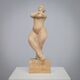 Group of four female sculptures by Francine Govers, Netherlands, 1990s