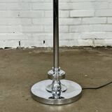 Lampadaire vintage avec abat-jour champignon blanc