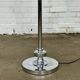 Lampadaire vintage avec abat-jour champignon blanc