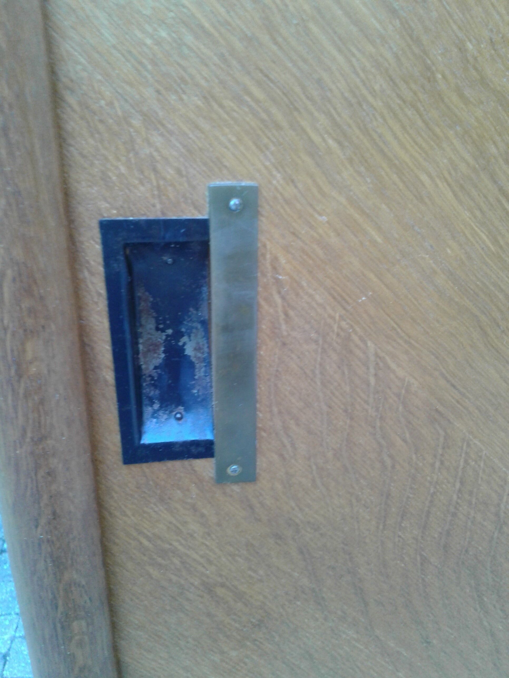 Wardrobe 3 doors sliding vintage feet compass