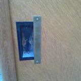 Wardrobe 3 doors sliding vintage feet compass