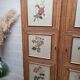 Vintage 1960s split bamboo and rattan wardrobe