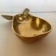 Empty pocket pear fruit brass