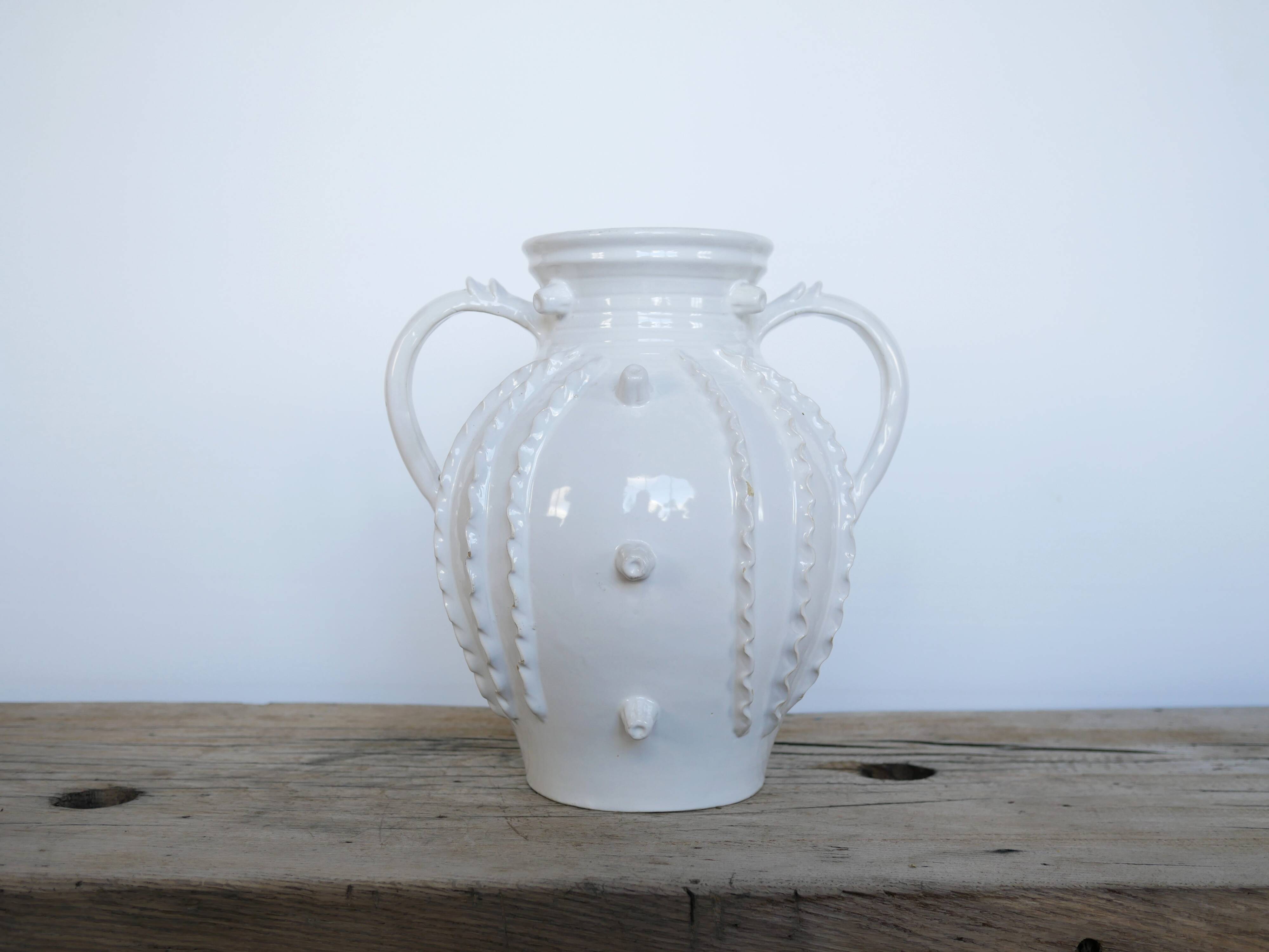 Vintage ceramic vase by Emile Tessier