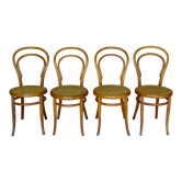 Suite de 4 chaises N°14 par Thonet 1875 cannages neufs