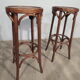 Paire de tabourets bistrot