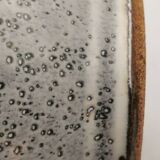 Glazed ceramic vase signed