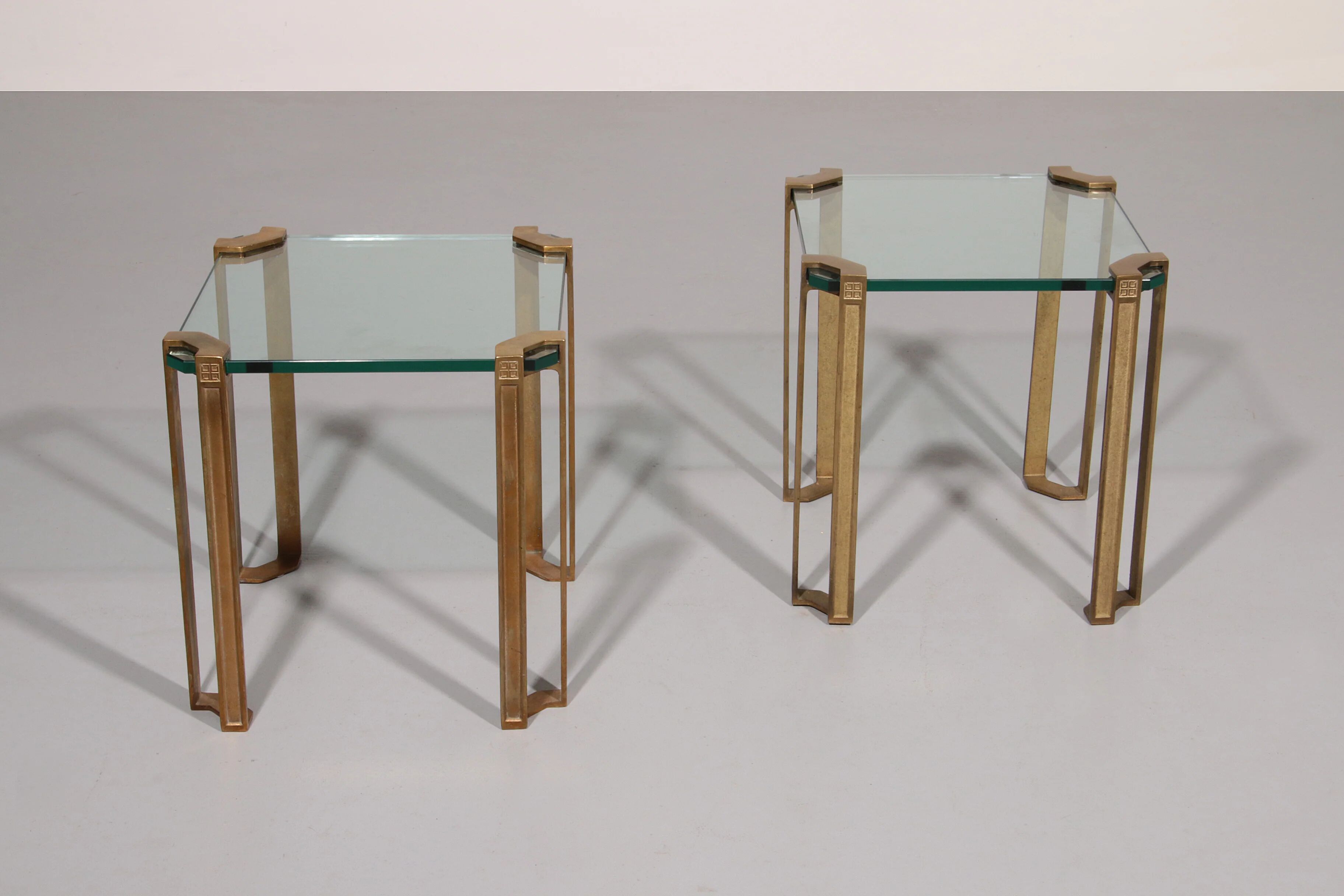 Peter Ghyczy T24 side tables, 1970s (40x40x45)