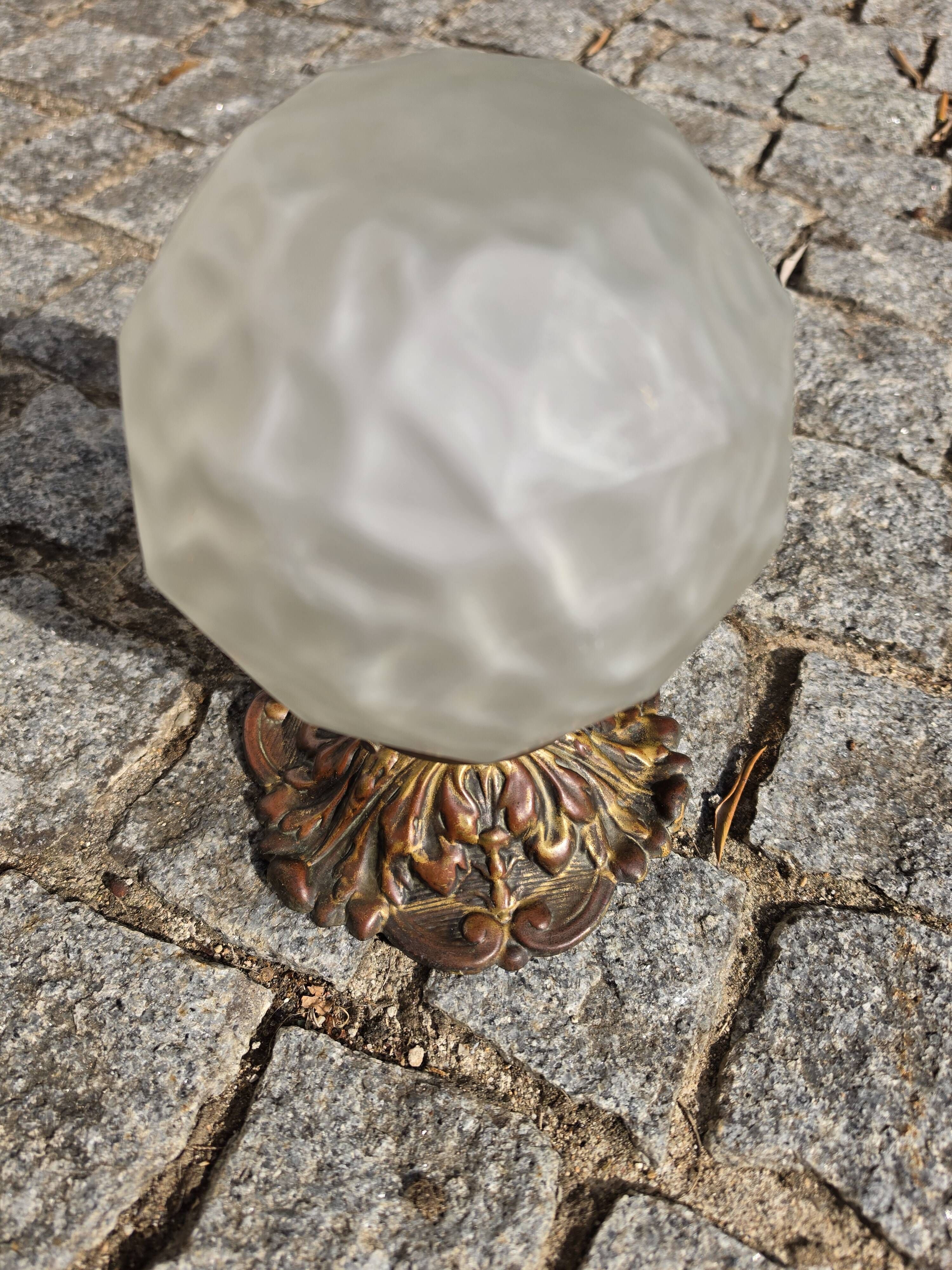 Table lamp old Art Deco ceiling light