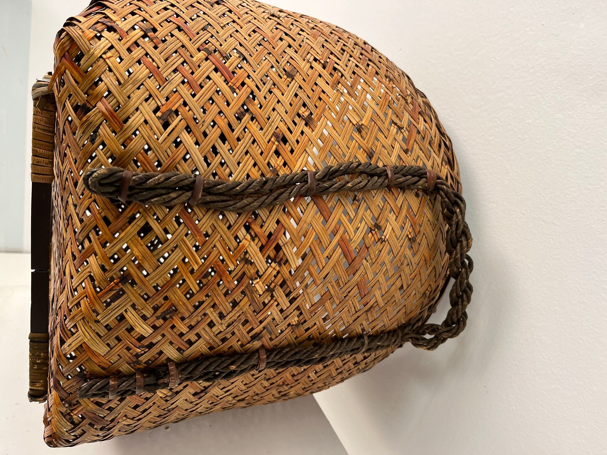 Vintage handcrafted basket