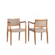 Ensemble de 2 fauteuils danois Niels O. Møller 65, design du XXe siècle