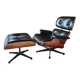 Vitra - Charles & Ray Eames - Fauteuil lounge avec ottoman (2) - Modèle 670 & 671