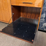 Varnished mahogany enfilade 1960