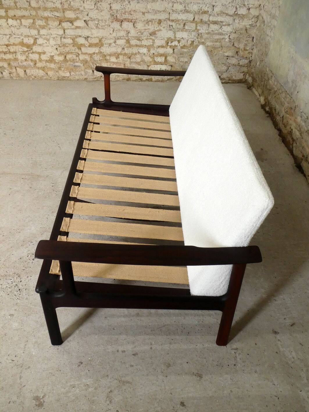 Rosewood sofa by edvard valentinsen for fraska, denmark, 1960