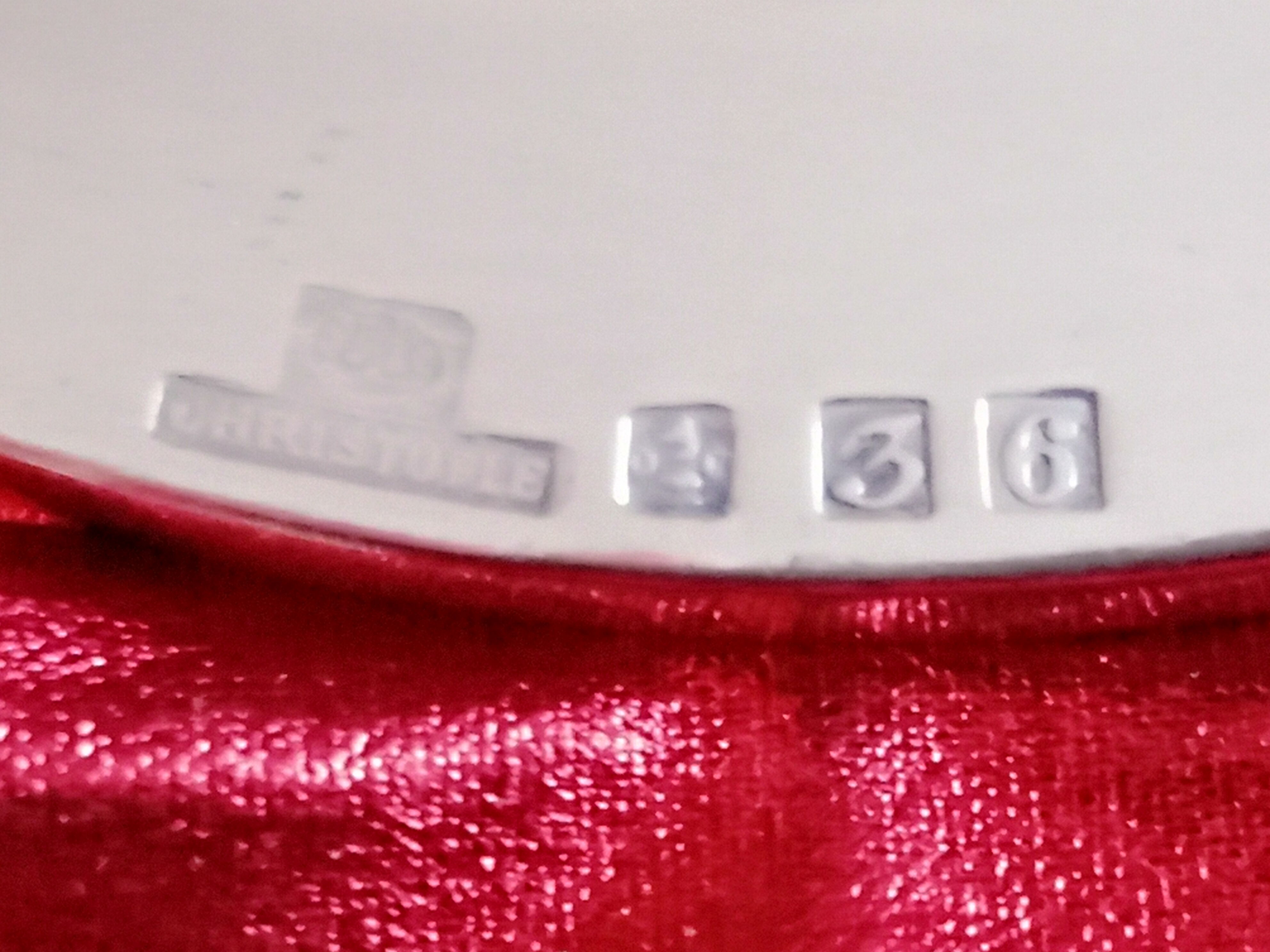 Round silver metal dish Christofle