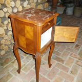 Walnut bedside table