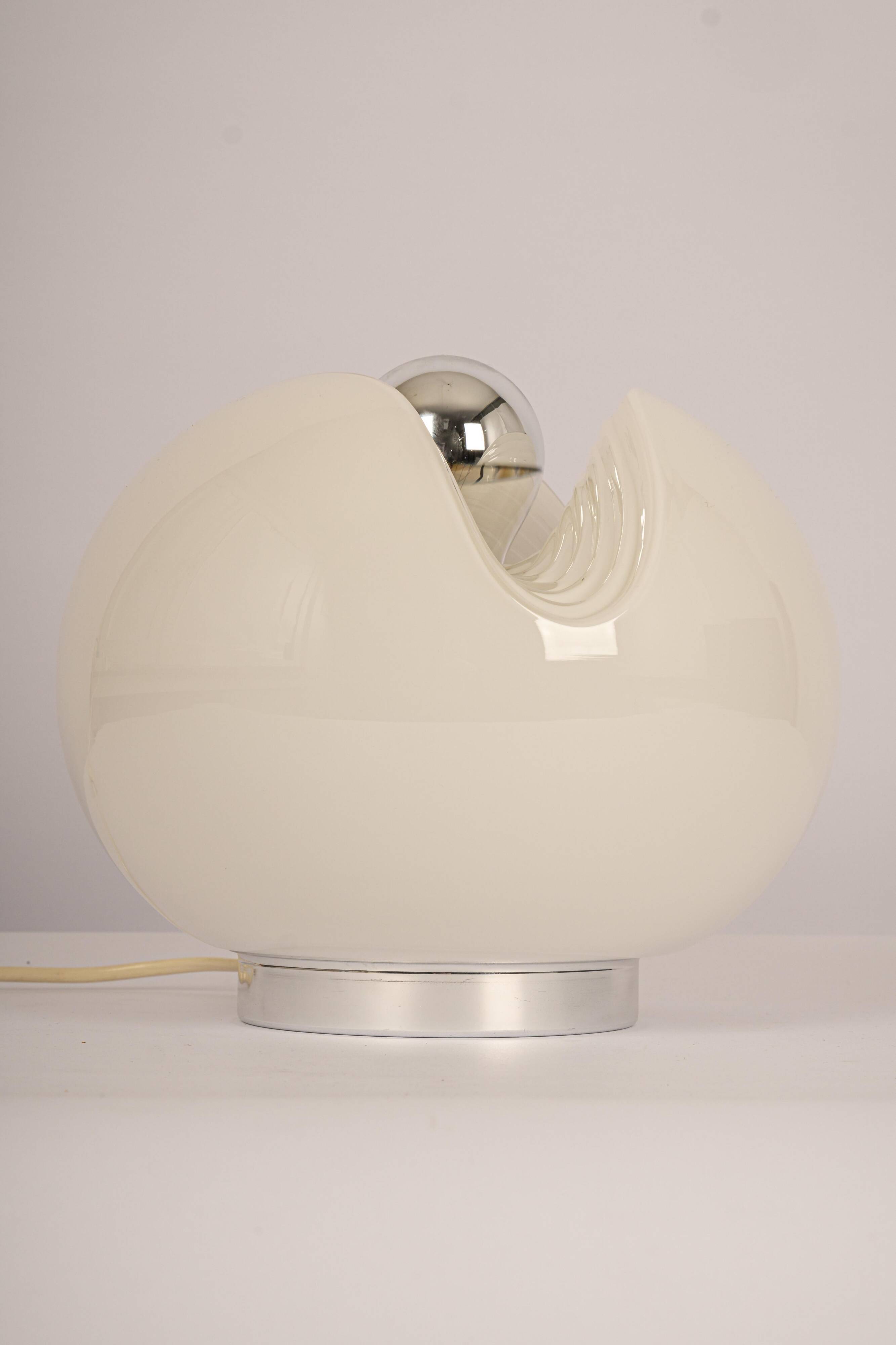 Glass Table Lamp by Koch & Lowy for Peill & Putzler, Germany, 1970s
