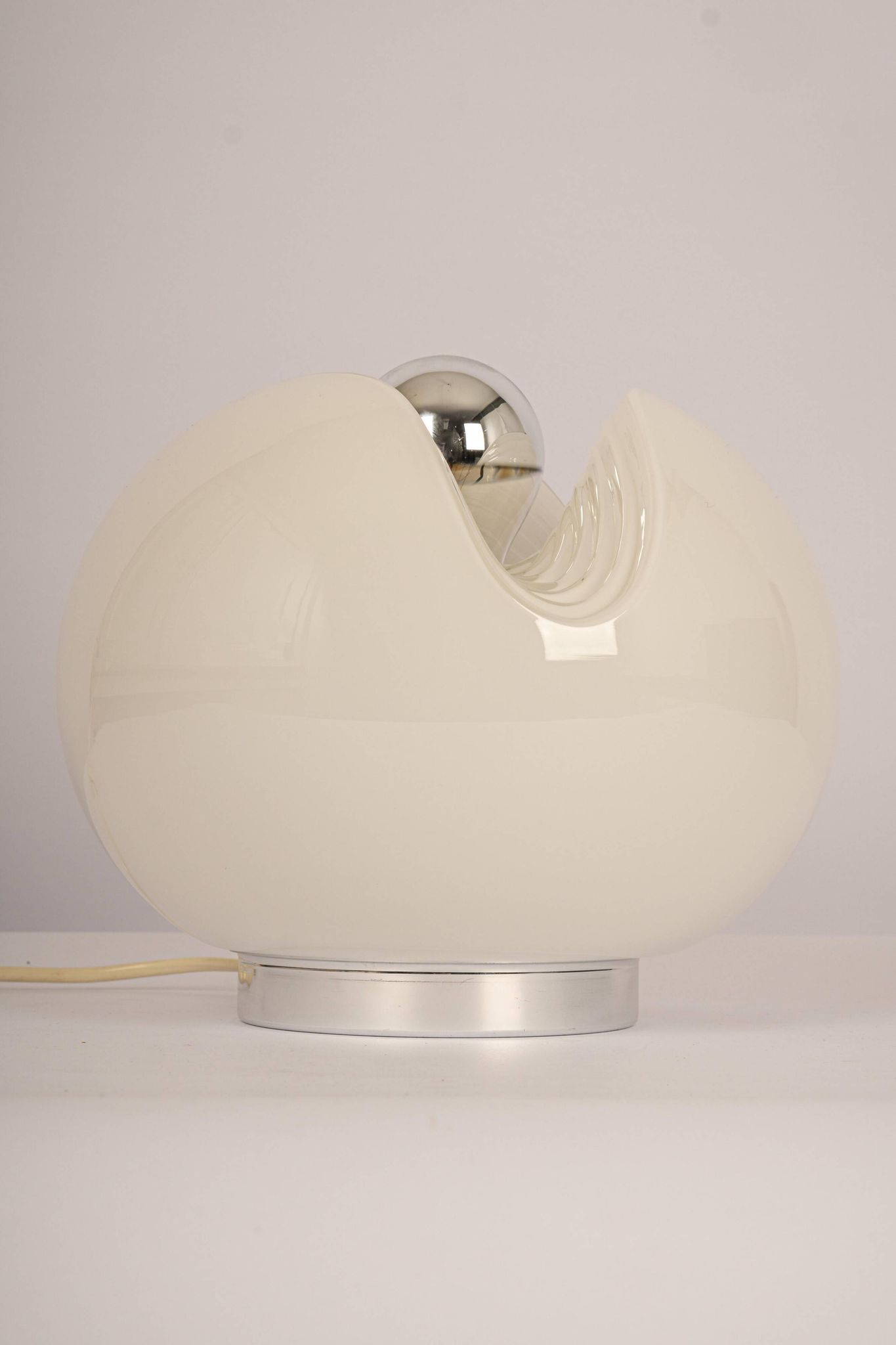 Glass Table Lamp by Koch & Lowy for Peill & Putzler, Germany, 1970s