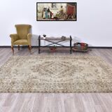 56s Brown & Beige Classic Vintage Rug  195x305Cm