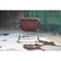 Postmodern chrome accent chaise longue