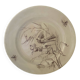 Large round ironstone dish stamped Clairefontaine