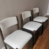 Set of 6 authentic Emile Baumann curly chairs