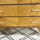 Vintage chest of drawers compass feet