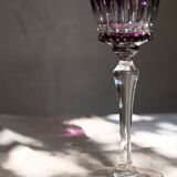 6 verres Baccarat Modèle Piccadilly en cristal doublé de couleurs