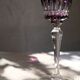 6 Baccarat glasses Piccadilly Model in colored crystal
