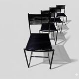Set of 4 "spaghetti" chairs by Giandomenico Belotti for Alias