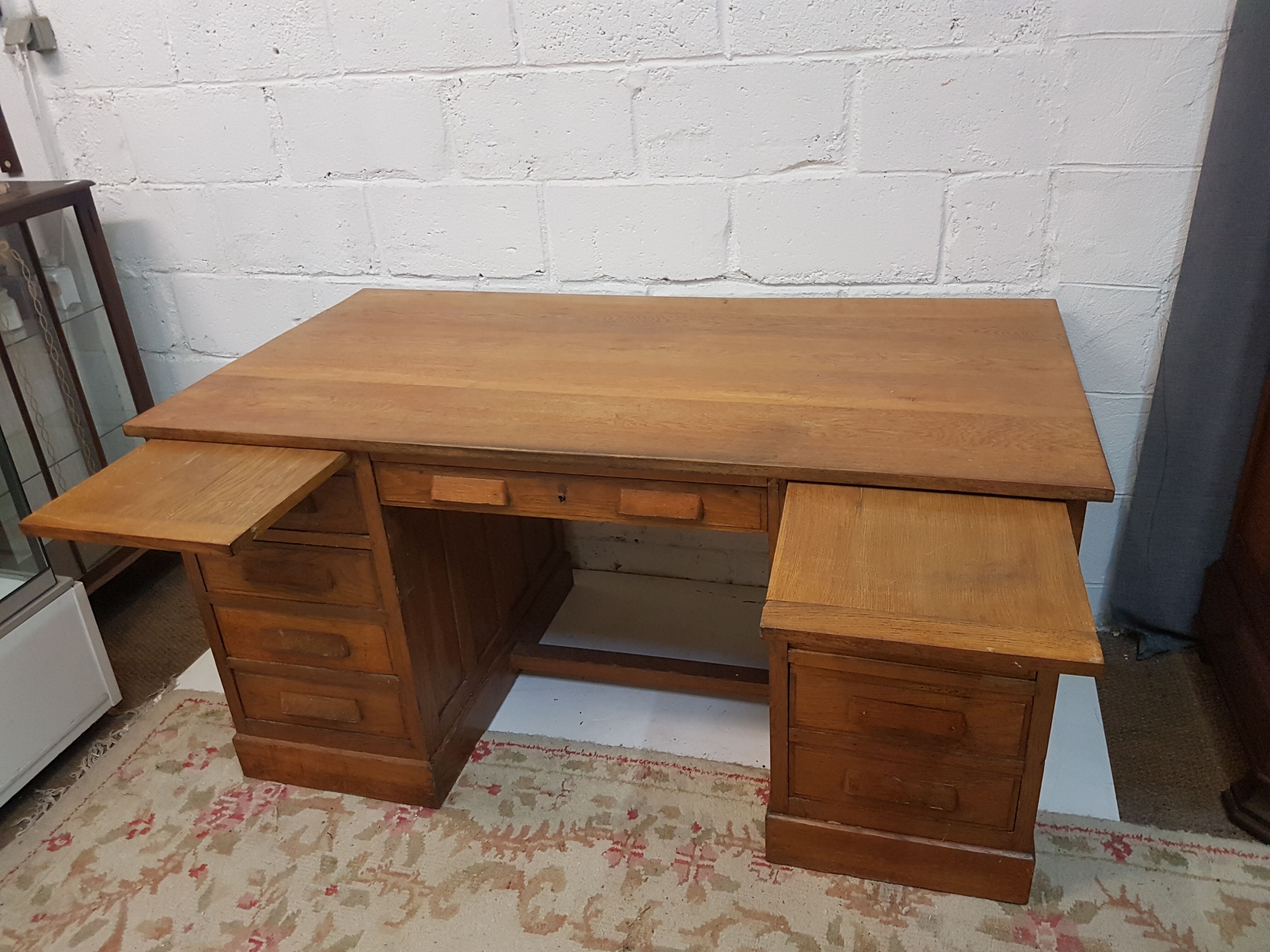Coffered desk