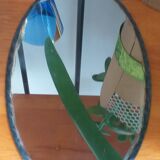 Oval beveled mirror  16x30cm