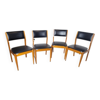 4 Scandinavian chairs from the 60s