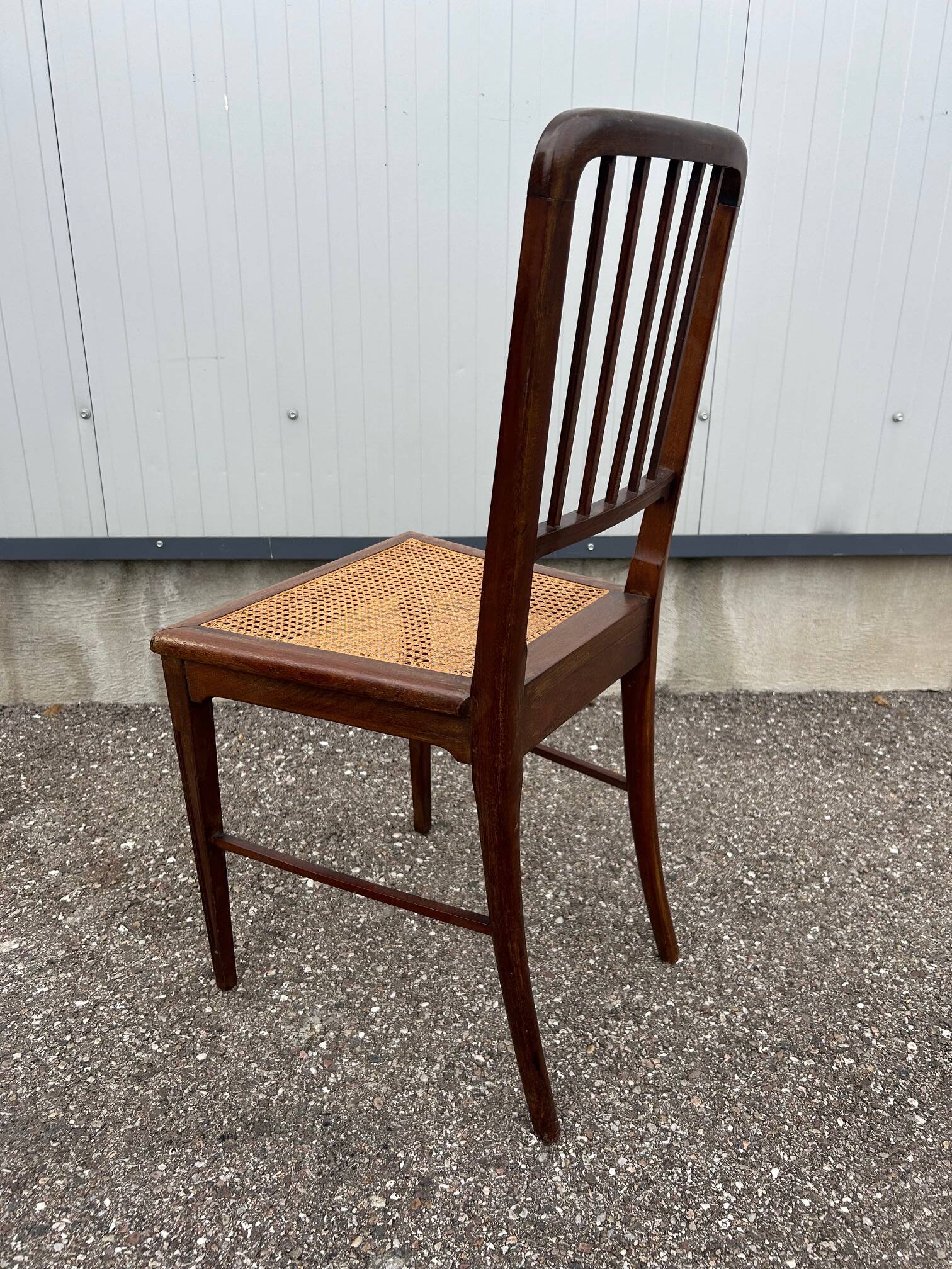 caned chair 1900