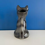 Vintage black cat jug pitcher