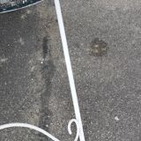 Old wrought iron garden furniture