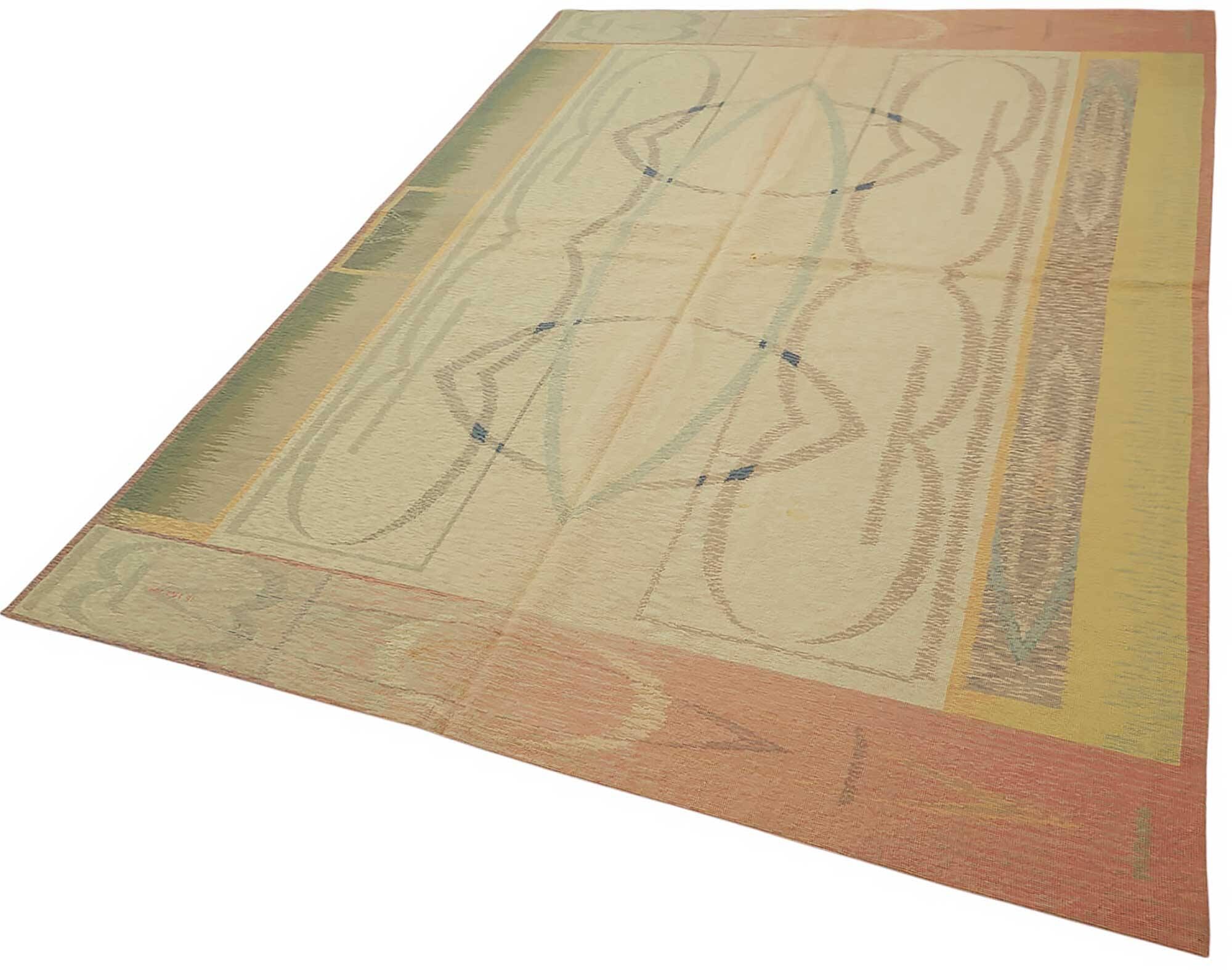 Handmade Vintage Flatweave Needlepoint Kilim 180 cm x 256 cm