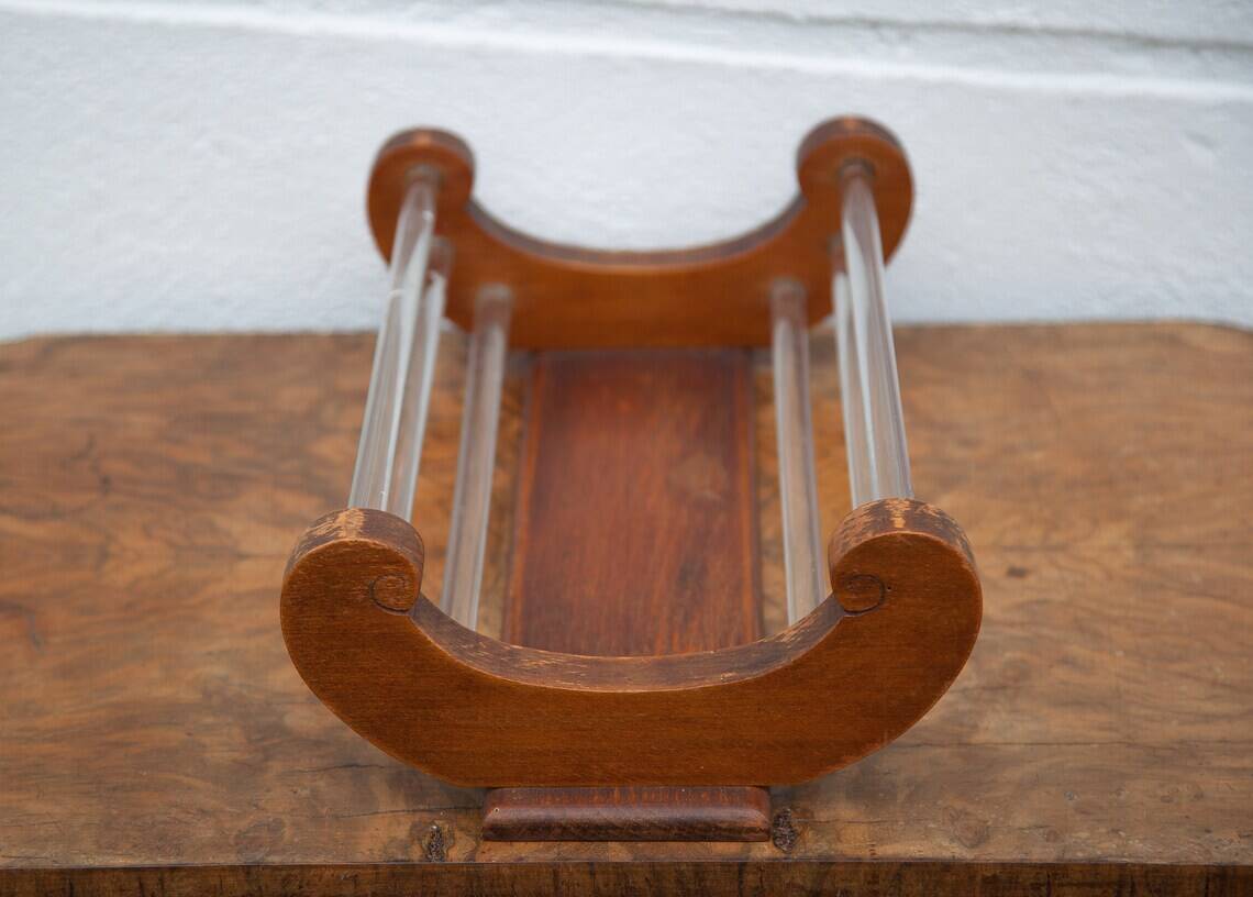 Art deco wooden cup, art deco tray, fruit bowl, decorative tray, centerpiece, kitchen