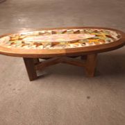 Table basse en ceramique , Vallauris , Gustave Reynaud
