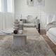 Table basse carrée Kalia travertin naturel 90x90